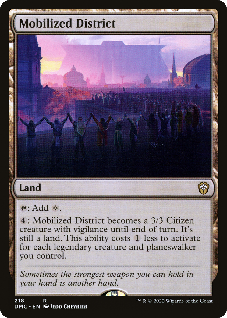 Mobilized District - [Dominaria United Commander]