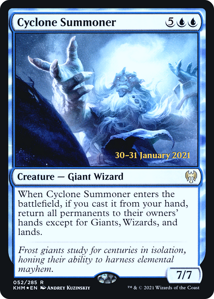 Cyclone Summoner [Kaldheim Promos] Foil
