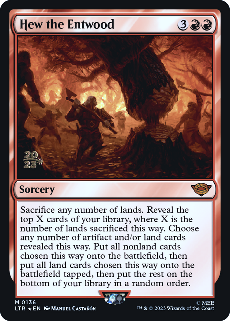 Hew the Entwood [Tales of Middle-earth Promos] Foil