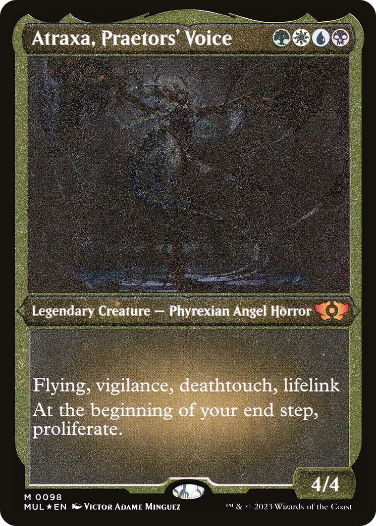 Atraxa, Praetors' Voice (Foil Etched) - Multiverse Legends Foil