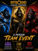 3-Person Team Riftbound Constructed (Aug 29th) $30 per team