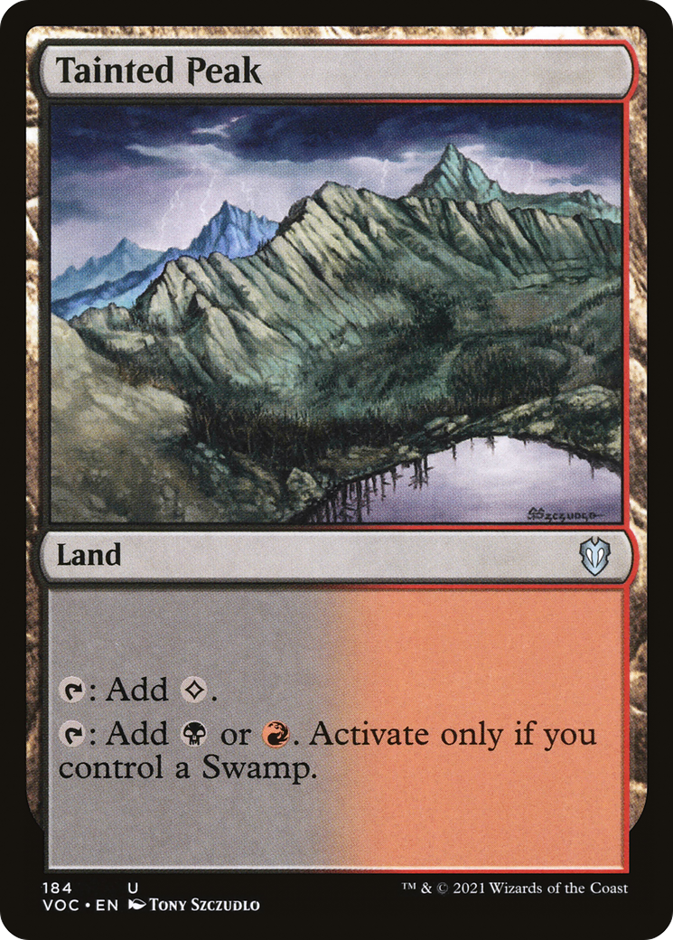 Tainted Peak - [Crimson Vow Commander]