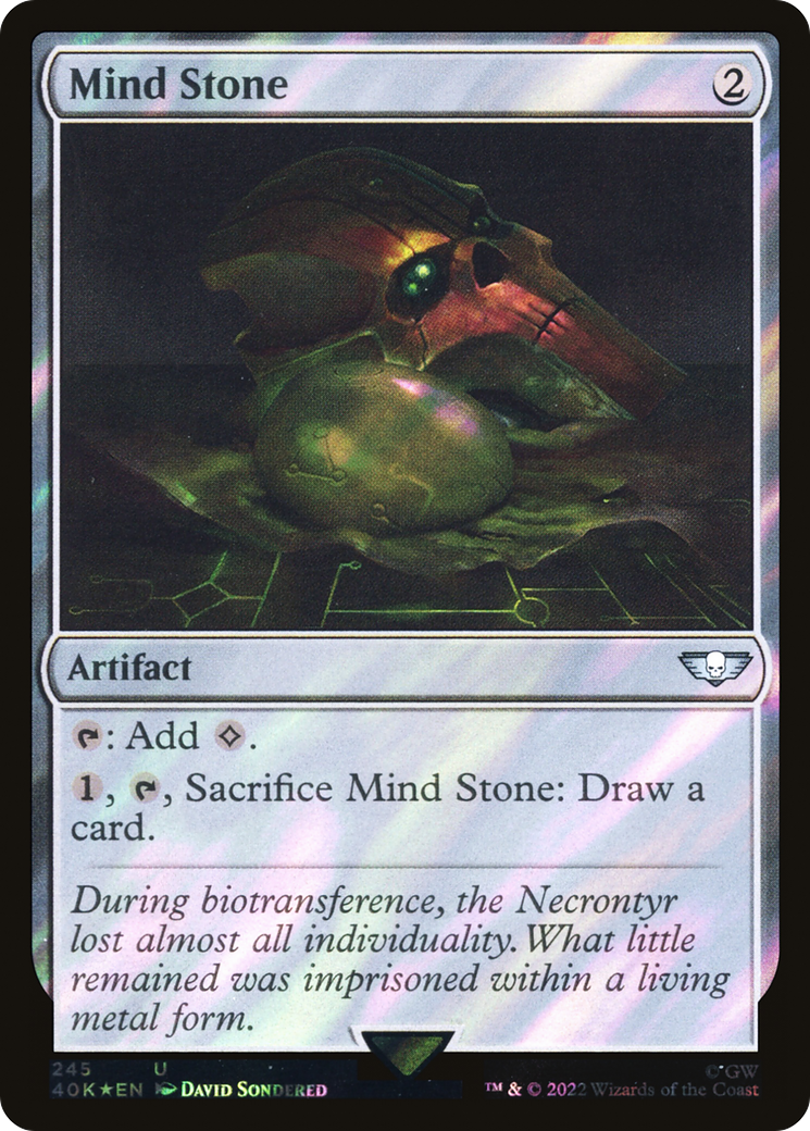 Mind Stone (245) (Surge Foil) - [Warhammer 40,000 Commander] Foil