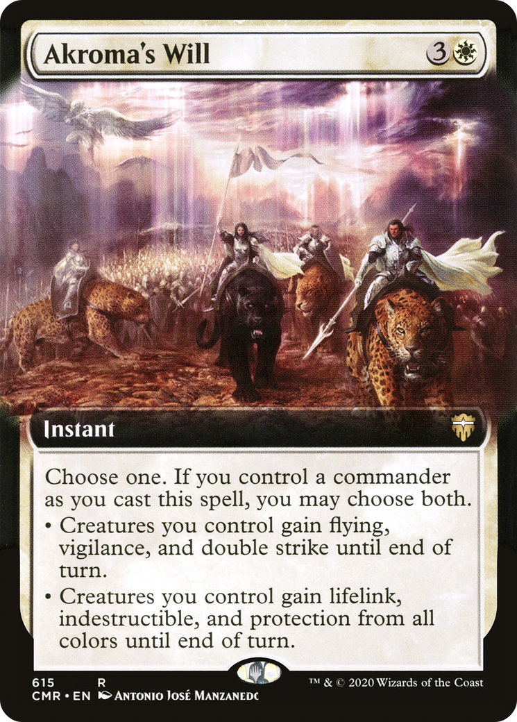 Akroma's Will (Extended Art) - Commander Legends: (Extended Art)