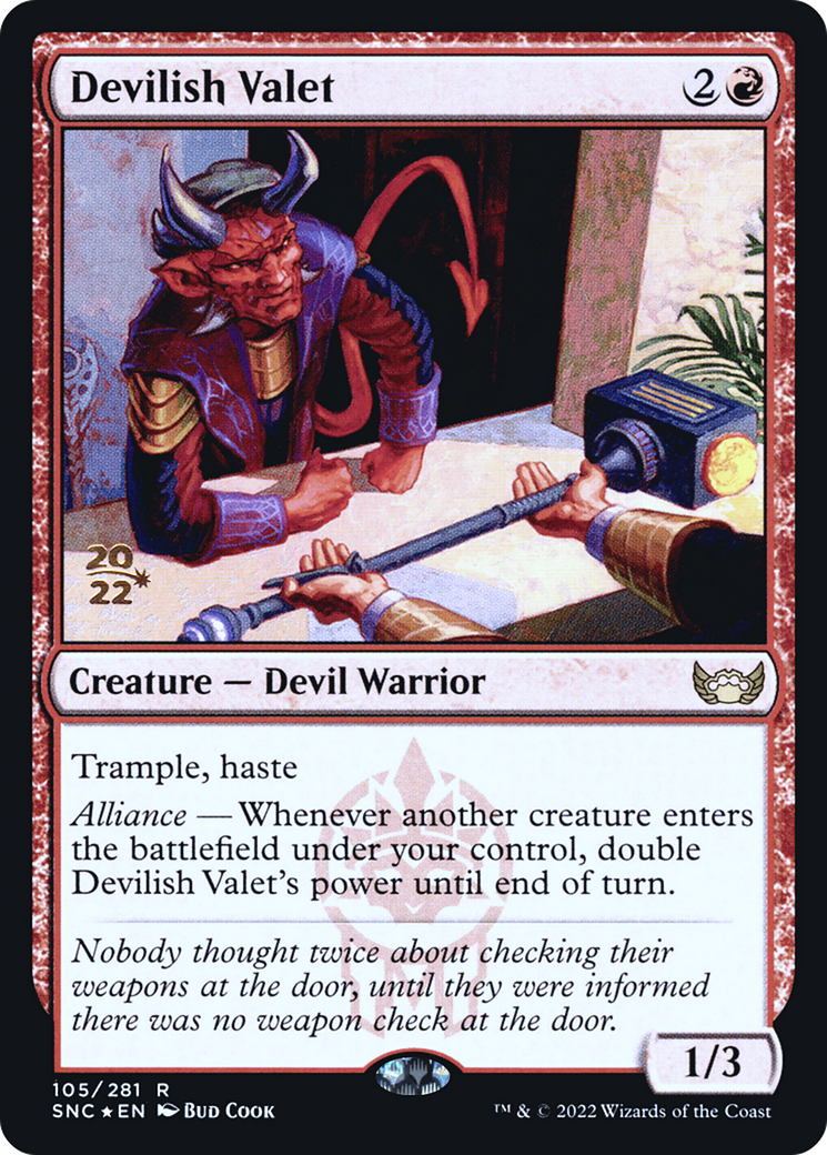 Devilish Valet [Streets of New Capenna Promos] Foil