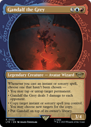 Gandalf the Grey (Showcase): (Showcase) (Borderless) [The Lord of the Rings: Tales of Middle-earth]