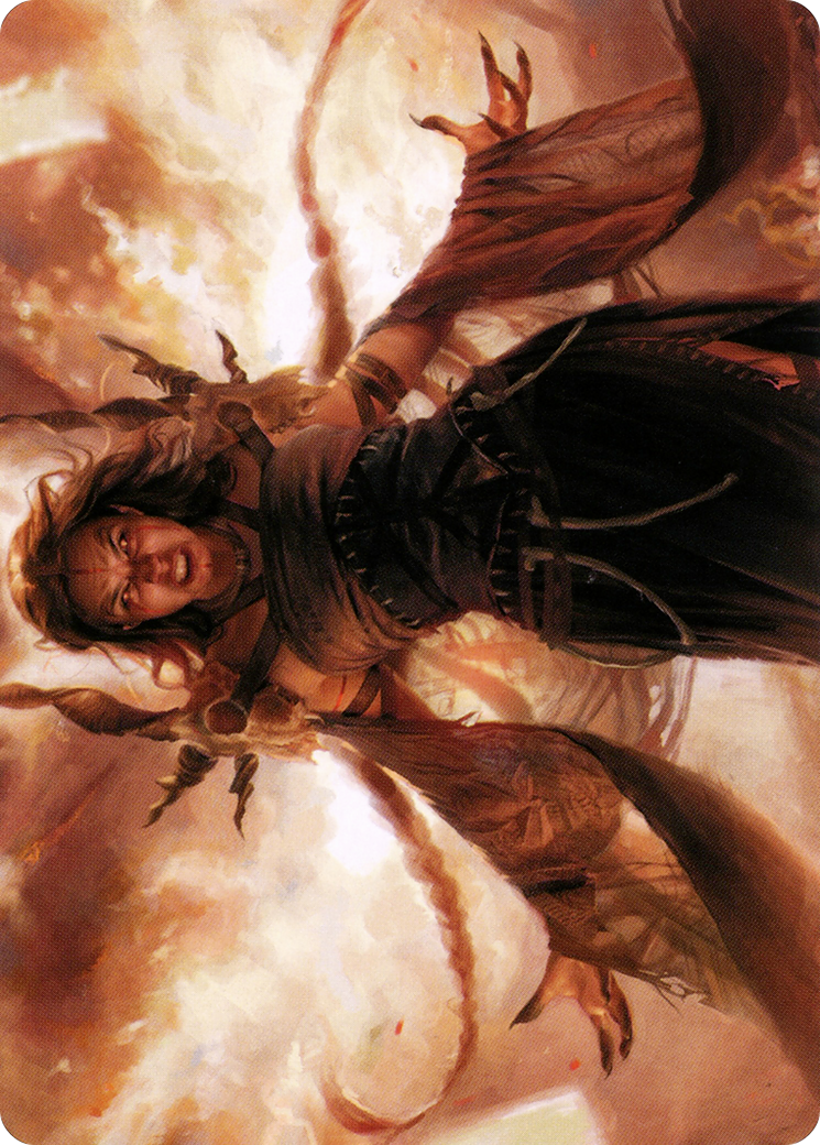 mtg art cards list Dragon's Rage Channeler Art Card [Modern Horizons 2 Art Series]
