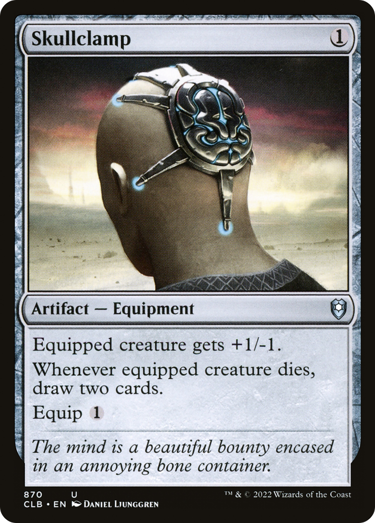 Skullclamp - [Commander Legends: Battle for Baldur's Gate]