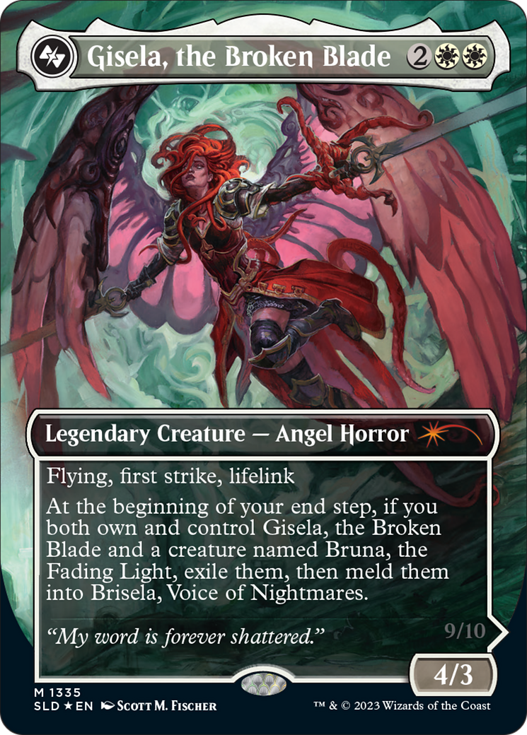 Gisela, the Broken Blade (Borderless) [Secret Lair Drop] Foil