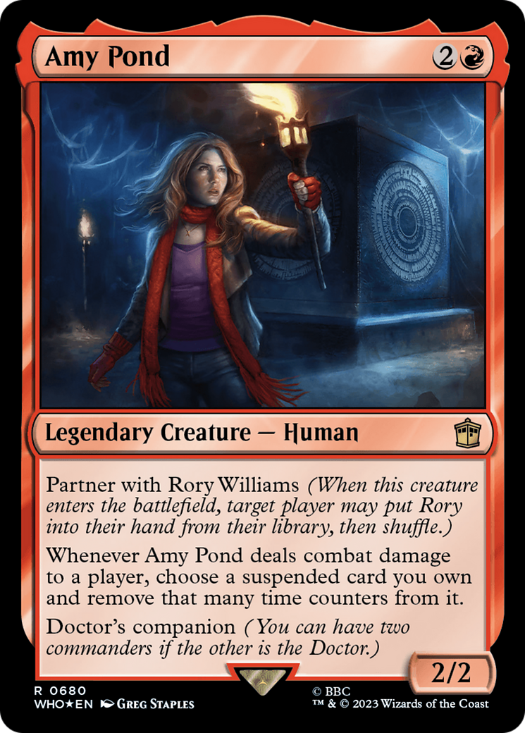 Amy Pond (Surge Foil) - Doctor Who Foil