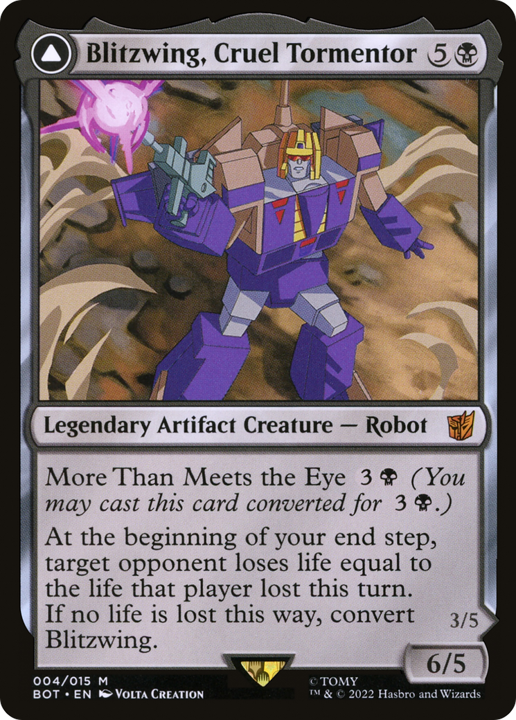 Blitzwing, Cruel Tormentor - Transformers: (convertdfc)