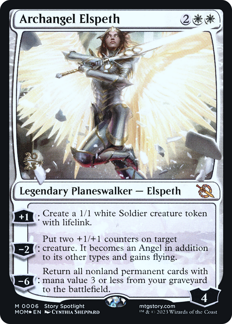 Archangel Elspeth - March of the Machine Promos Foil