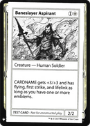 Baneslayer Aspirant [Mystery Booster Playtest Cards]