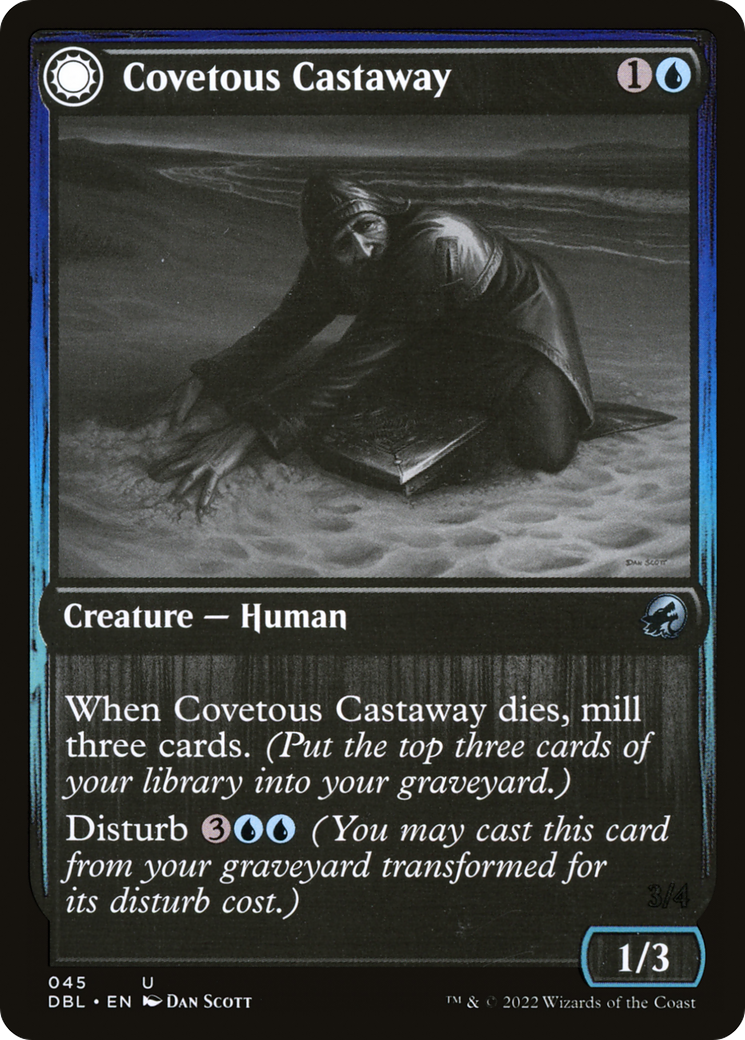 Covetous Castaway: (Double Faced Transform) [Innistrad: Double Feature]