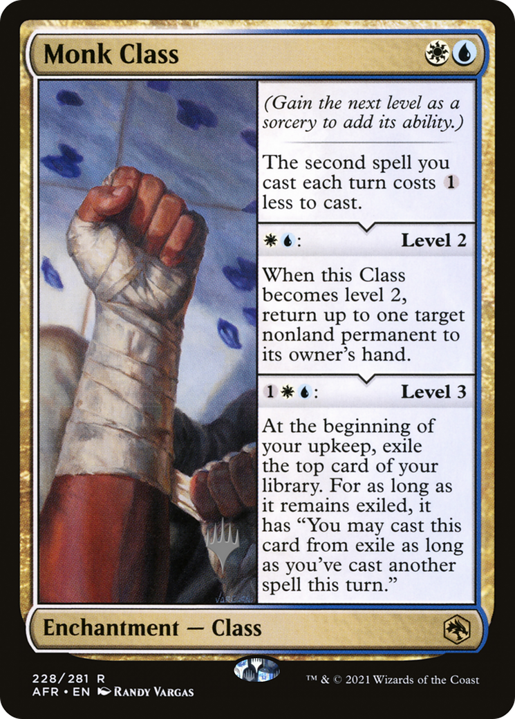 Monk Class - [Adventures in the Forgotten Realms Promos]