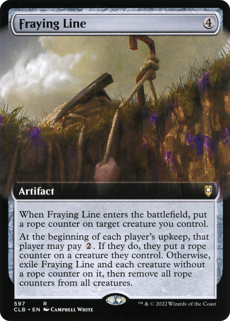 Fraying Line (Extended Art): (Extended Art) [Commander Legends: Battle for Baldur's Gate]