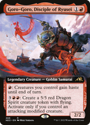 Goro-Goro, Disciple of Ryusei (Extended Art): (Extended Art) [Kamigawa: Neon Dynasty]