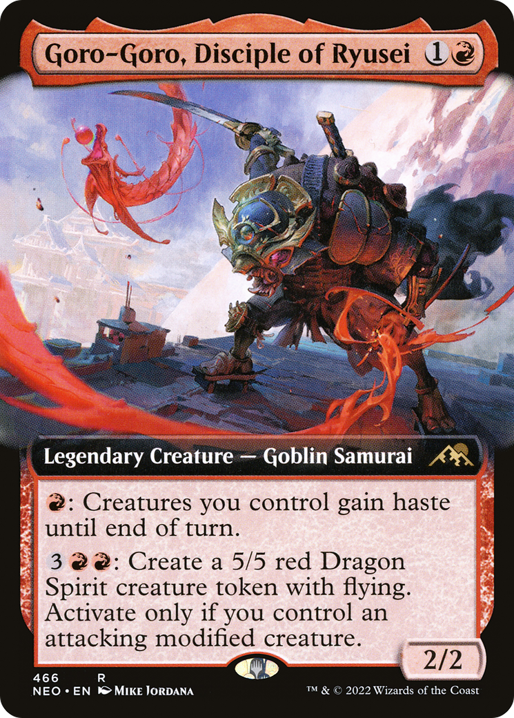 Goro-Goro, Disciple of Ryusei (Extended Art): (Extended Art) [Kamigawa: Neon Dynasty]