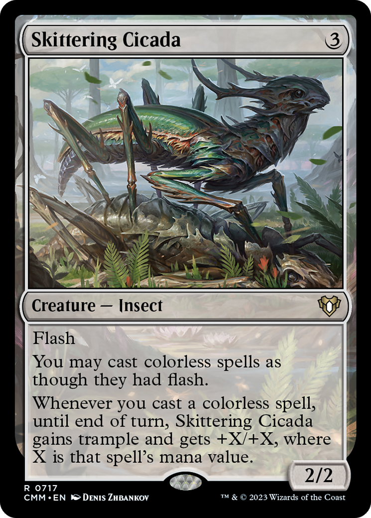 Skittering Cicada - [Commander Masters]