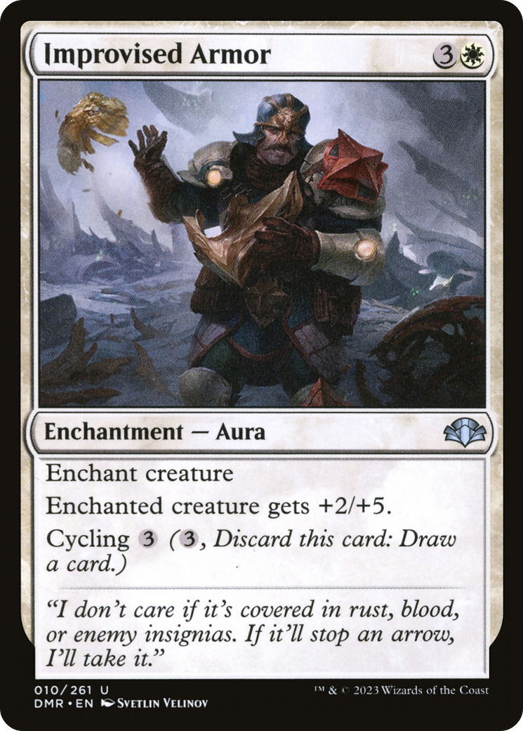 Improvised Armor [Dominaria Remastered]
