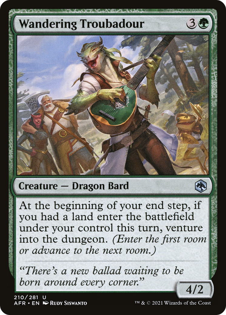 Wandering Troubadour [Dungeons & Dragons: Adventures in the Forgotten Realms]