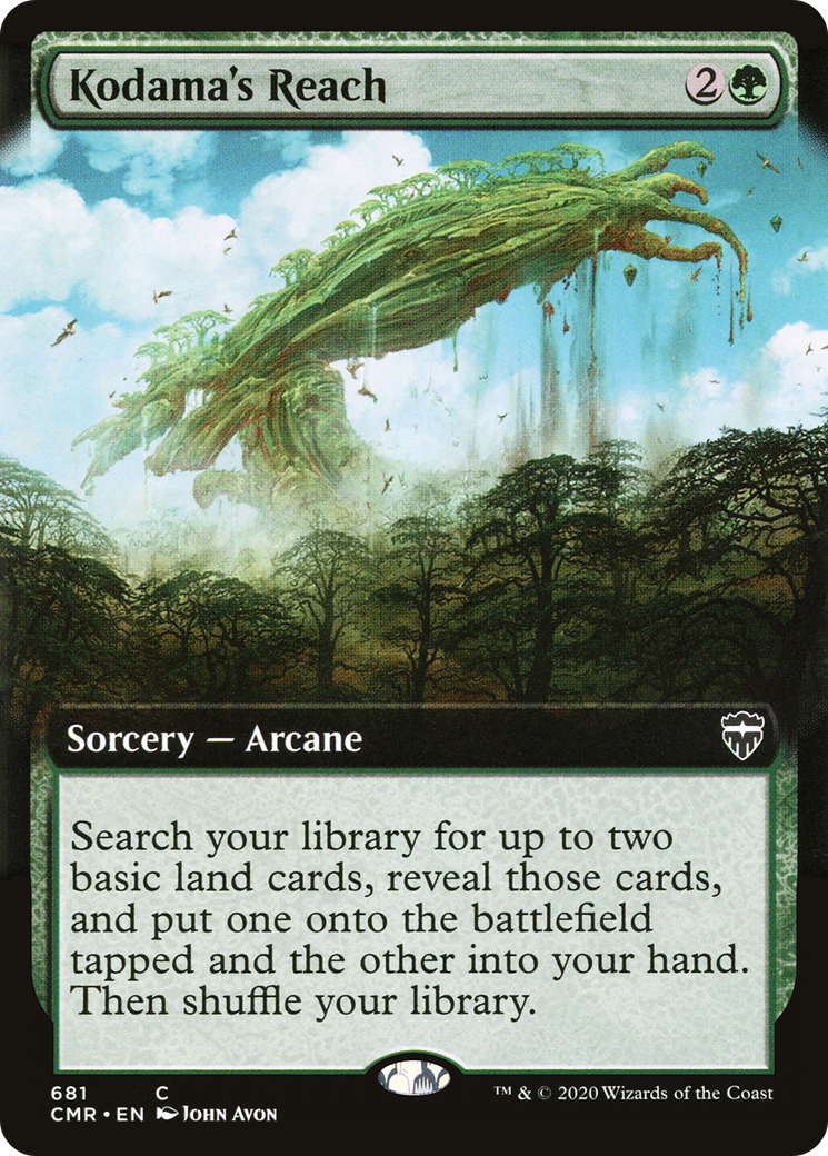 Kodama's Reach (Extended Art) - [Commander Legends]: (Extended Art)