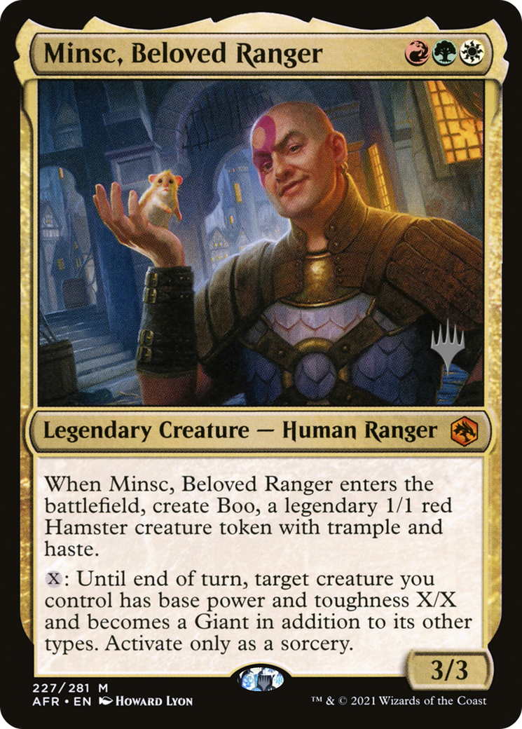 Minsc, Beloved Ranger - [Adventures in the Forgotten Realms Promos]
