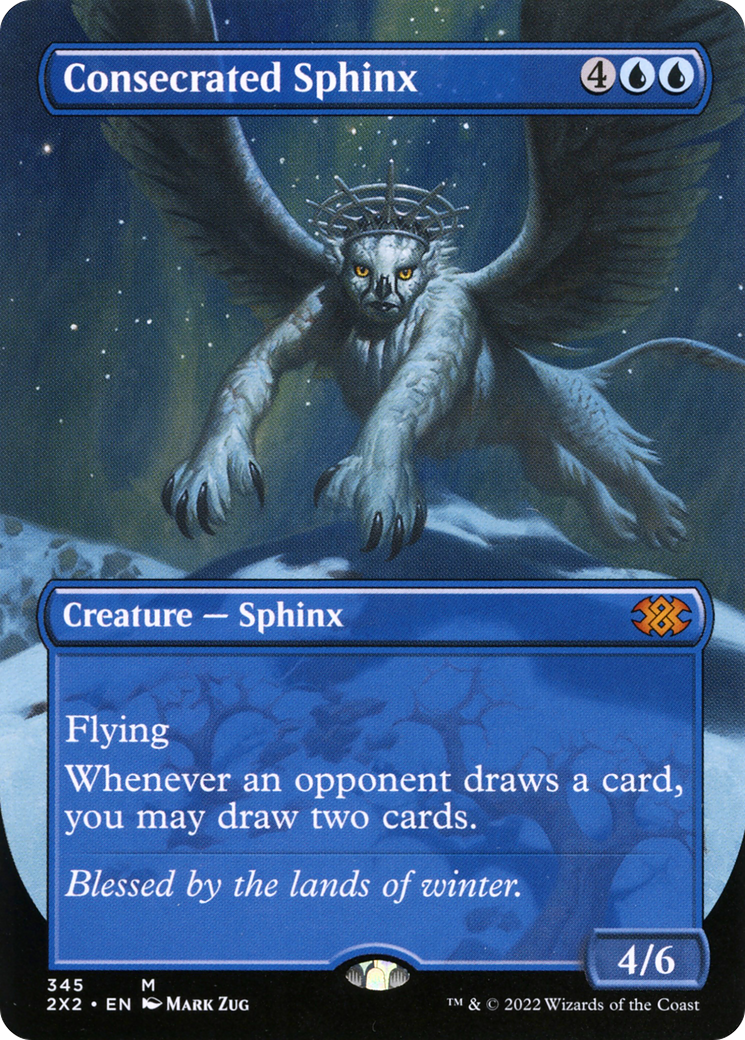 Consecrated Sphinx (Borderless) [Double Masters 2022]