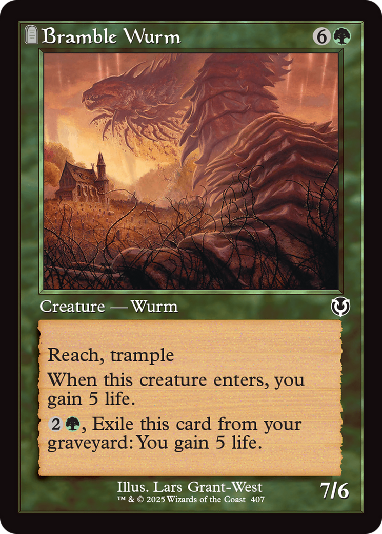 Bramble Wurm (Retro Frame) - Innistrad Remastered
