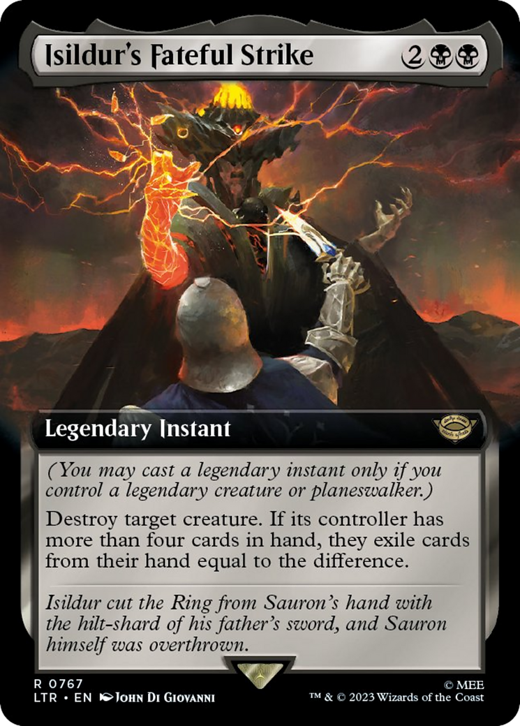 Isildur's Fateful Strike (Extended Art) (Surge Foil) - [The Lord of the Rings: Tales of Middle-earth]: (Extended Art) Foil