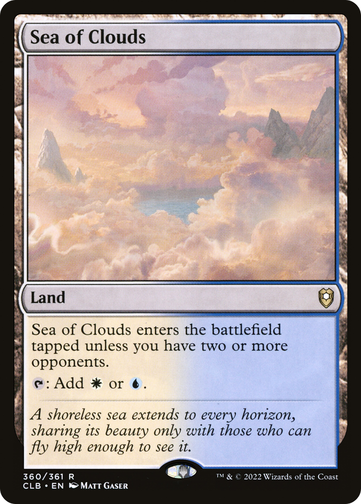 Sea of Clouds - [Commander Legends: Battle for Baldur's Gate]