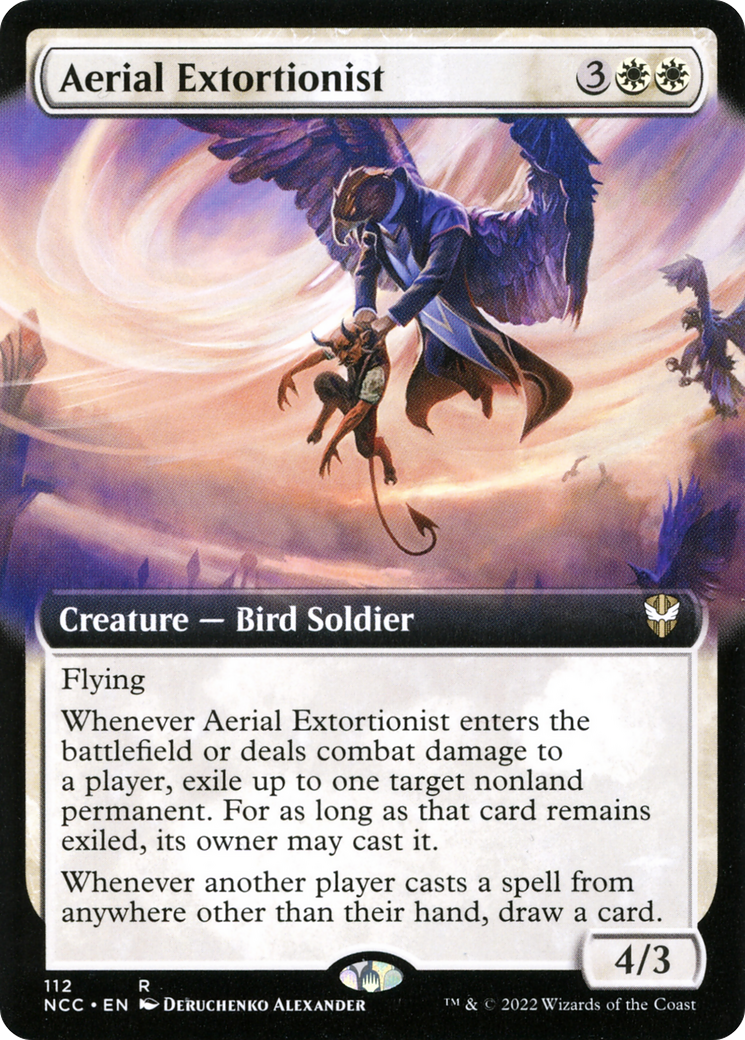 Aerial Extortionist (Extended Art) - New Capenna Commander: (Extended Art)