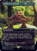 Unnatural Growth (Rainbow Foil) [Secret Lair Drop] (Borderless) Foil