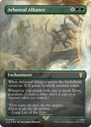 Arboreal Alliance (Borderless) (Surge Foil) - Tales of Middle-earth Commander Foil