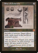 Altar of Dementia (Schematic) (Serial Numbered) - The Brothers' War Retro Artifacts Foil