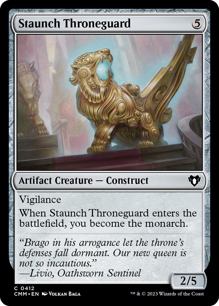 Staunch Throneguard - [Commander Masters]