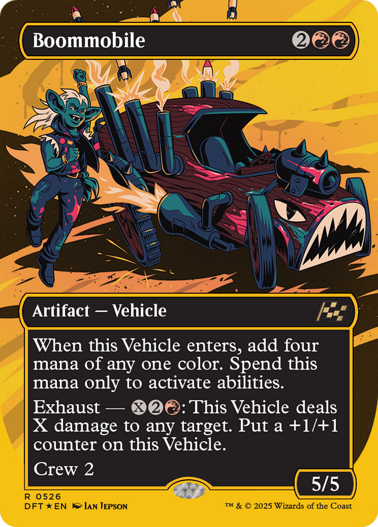 Boommobile (Borderless) (First-Place Foil) - Aetherdrift Foil