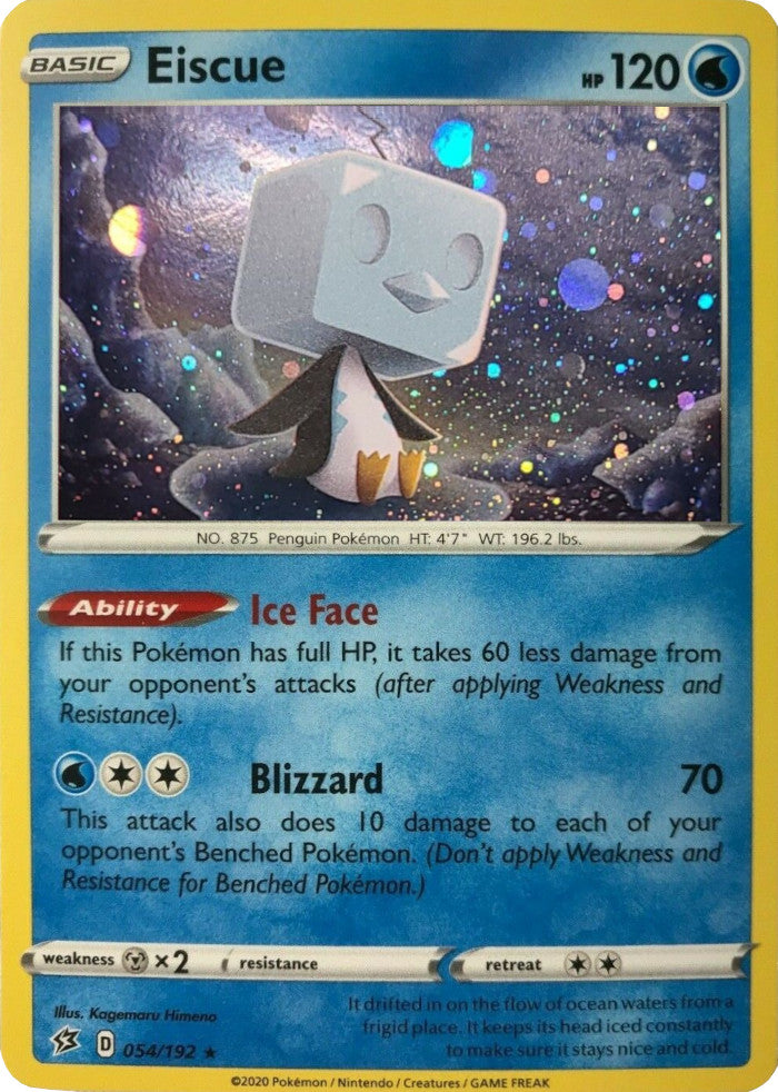 eiscue pokemon card value Trading Game Sword & Shield Promo Promo RarityUncommon Hit Points110 HP Water Headbutt (20) Water Eiscue 044/132, Mega Evolution 2025