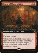 Curse of Shaken Faith (Extended Art) - Innistrad: Midnight Hunt: (Extended Art)