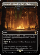 Meduseld, Golden Hall of Edoras - Castle Ardenvale (Surge Foil) - [Tales of Middle-earth Commander] / Meduseld, Golden Hall of Edoras (Borderless) Foil
