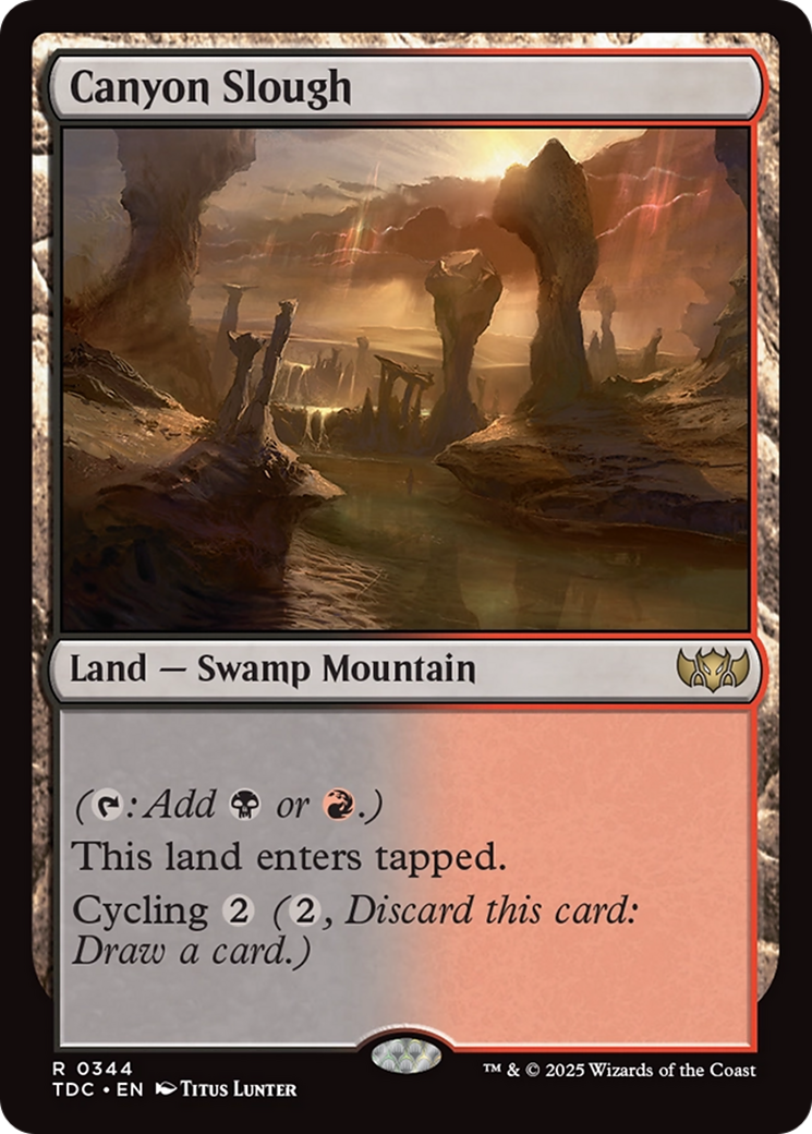 Canyon Slough - Commander: Tarkir: Dragonstorm
