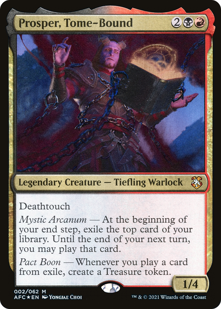 Prosper, Tome-Bound - [Forgotten Realms Commander] Foil