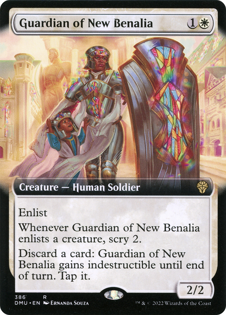 Guardian of New Benalia (Extended Art): (Extended Art) [Dominaria United]