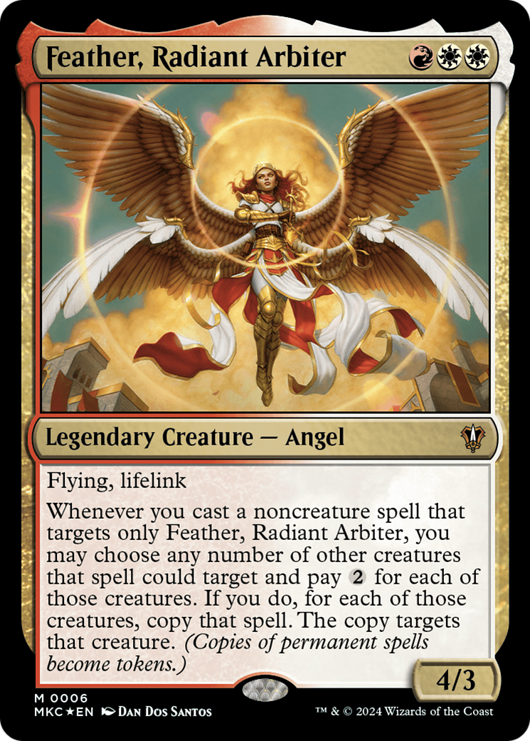 Feather, Radiant Arbiter [Murders at Karlov Manor Commander] Foil
