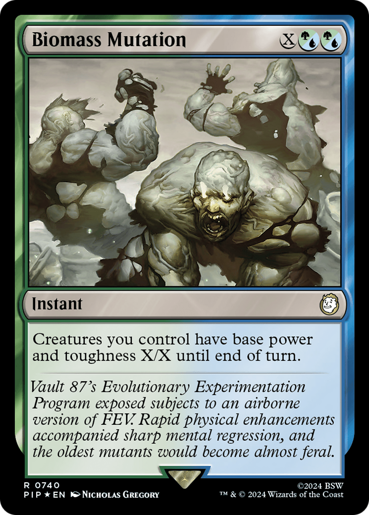 Biomass Mutation (Surge Foil) - Fallout Foil