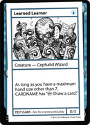 Learned Learner (2021 Edition) [Mystery Booster Playtest Cards]