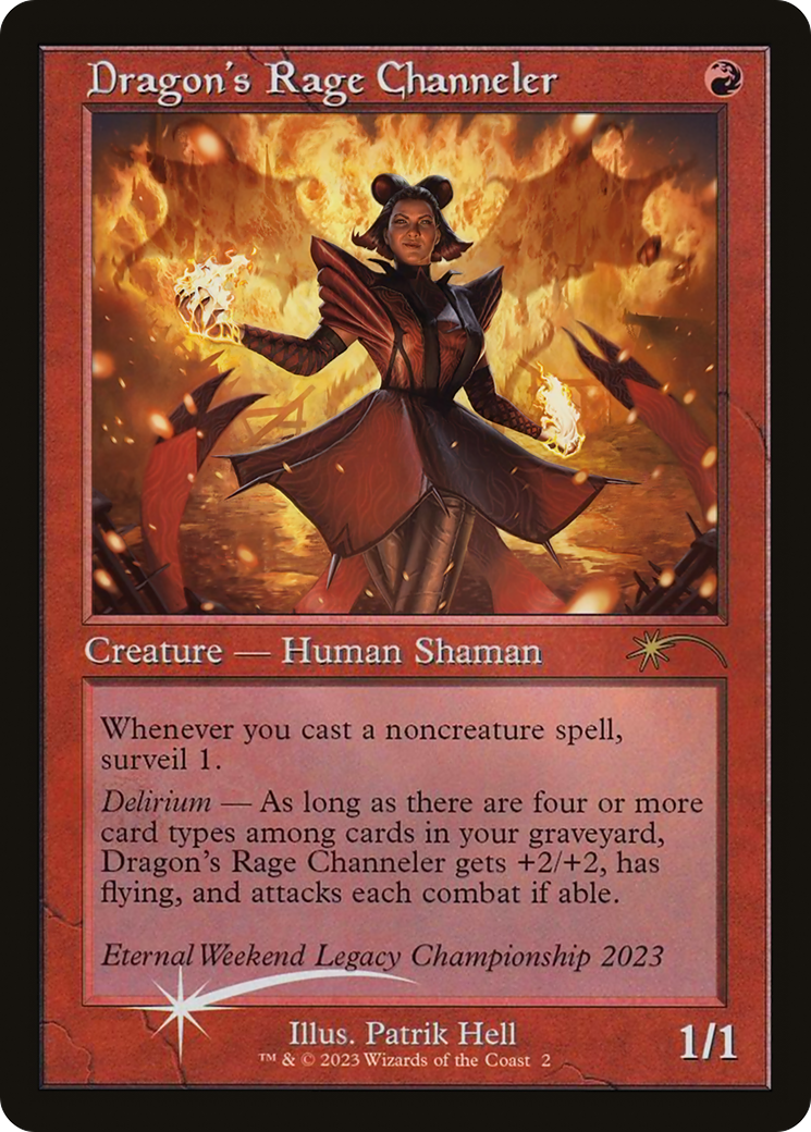 Dragon's Rage Channeler (Retro Frame) [Eternal Weekend] Foil
