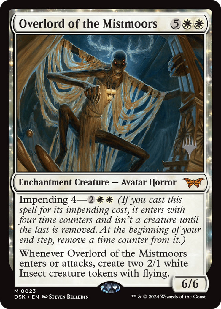 Overlord of the Mistmoors [Duskmourn: House of Horror Promos]: (enchantment)