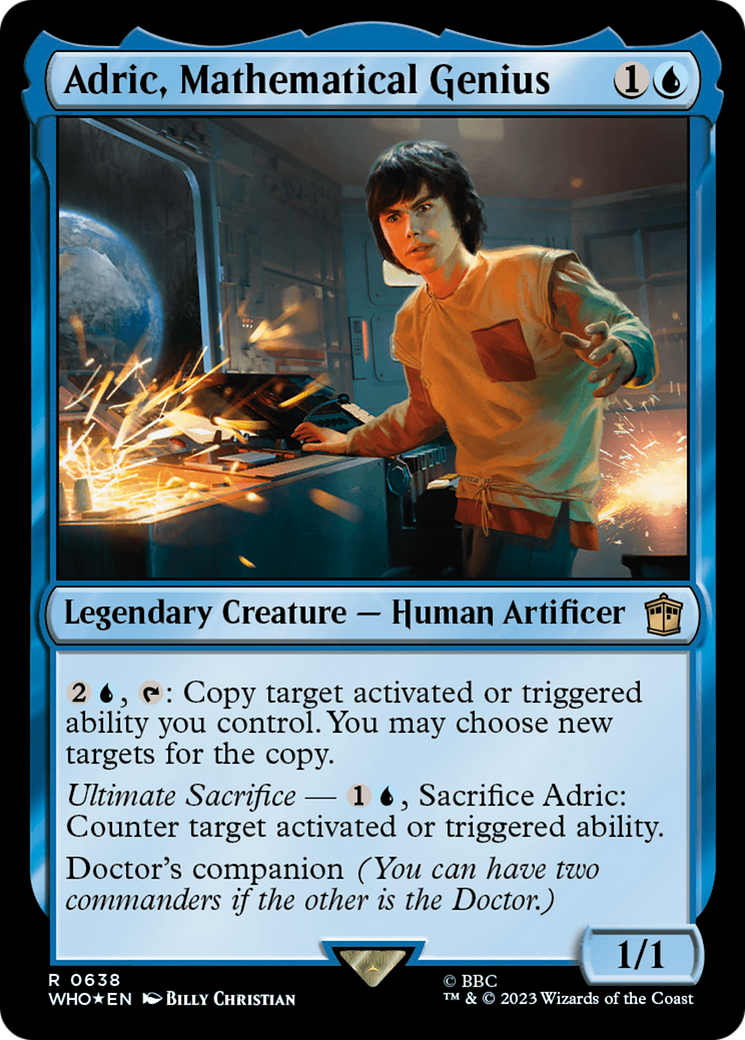 Adric, Mathematical Genius (Surge Foil) - Doctor Who Foil