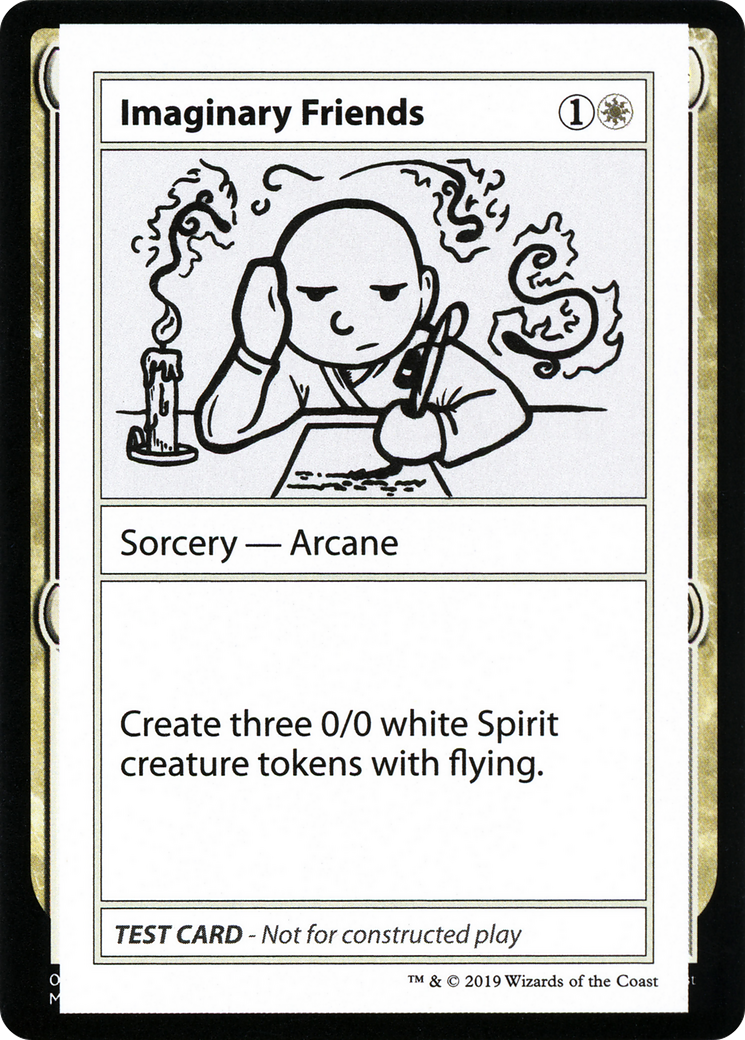 Imaginary Friends (No PW Symbol) [Mystery Booster Playtest Cards 2021]